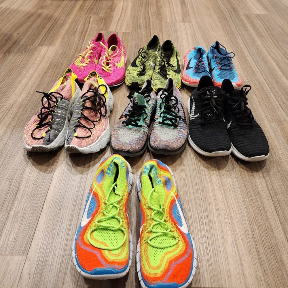 Nike Flyknit Racer Free Run lot